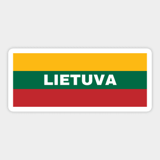 Lietuva in Lithuanian Flag Sticker